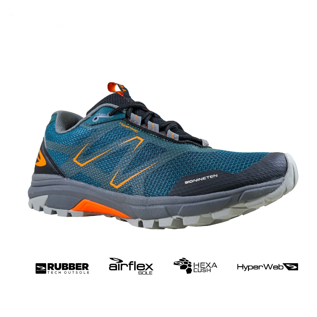 Sepatu Running Trail 910 Nineten Yuza Trail Running Shoes Original - Sepatu Trail Running 910 Yuza