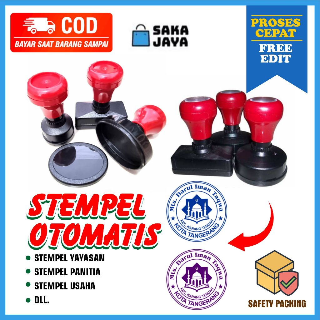 

Bisa COD Stempel Flash Cap Otomatis Sekolah Yayasan Kantor Panitia Usaha