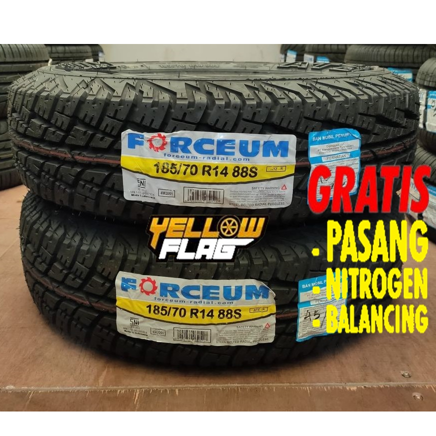 Ban Mobil Semi Offroad Ring 14 Forceum ATZ 185 70 R14 Bisa Untuk Mobil Muatan Ban R14