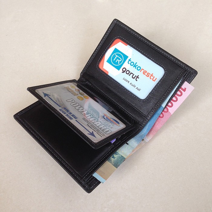 Dompet Kulit Pria Asli Garut Lipat Buku Minimalis Tahan Lama | TR059