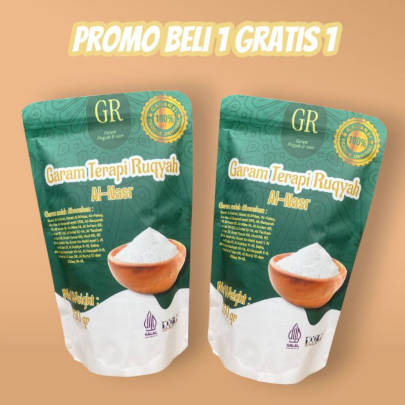 

Garam Ruqyah Al Nasr Promo Beli 1 Gratis 1 kemasan 750 gr Murah - Garam Mandhi - Garam ruqyah Annajah