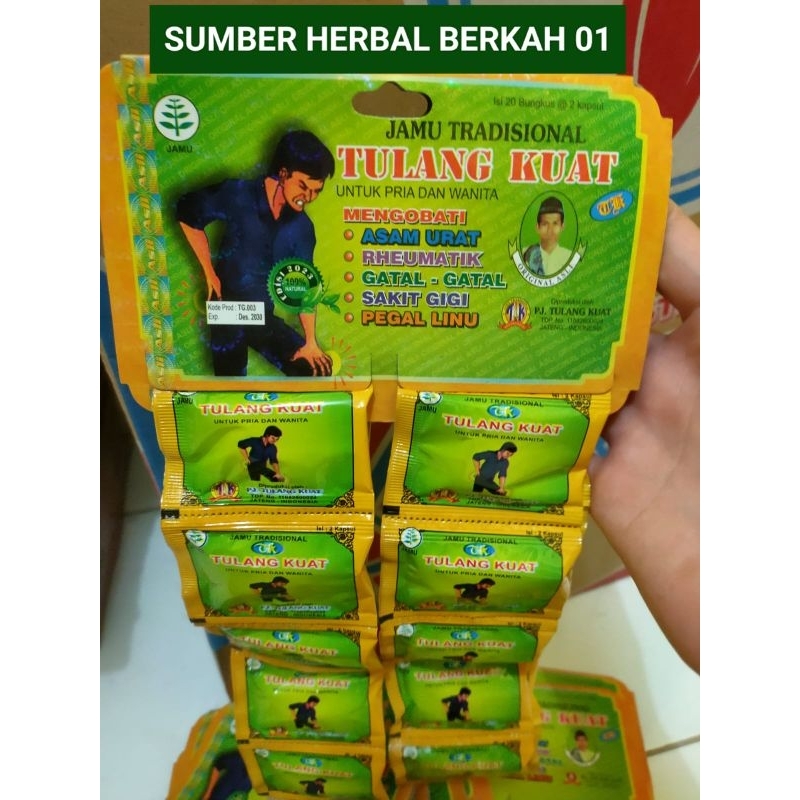 PAKET 20 HANGER TULANG KUAT OBAT ASAM URAT ORIGINAL