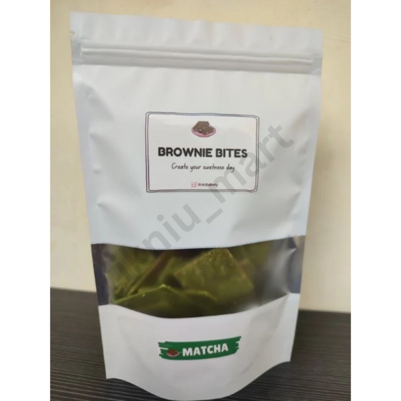 

Brownie Bites Matcha/Greentea, Brownies Tipis Kering, Brownies Crispy