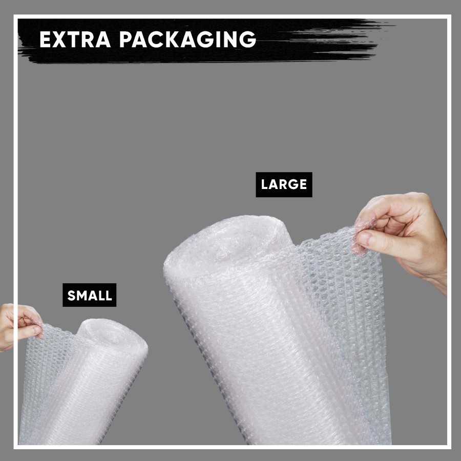

Extra Bubble Wrap dan Kardus Packing Tambahan