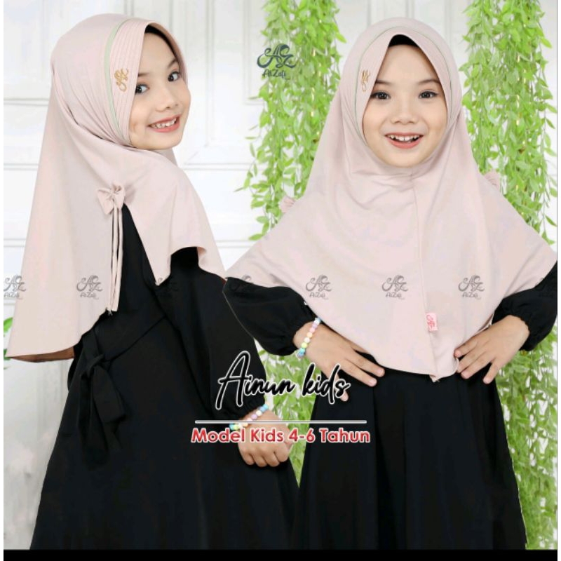 Ainun Kids-Bahan Stella Super || Hijab Anak || Hijab Instan