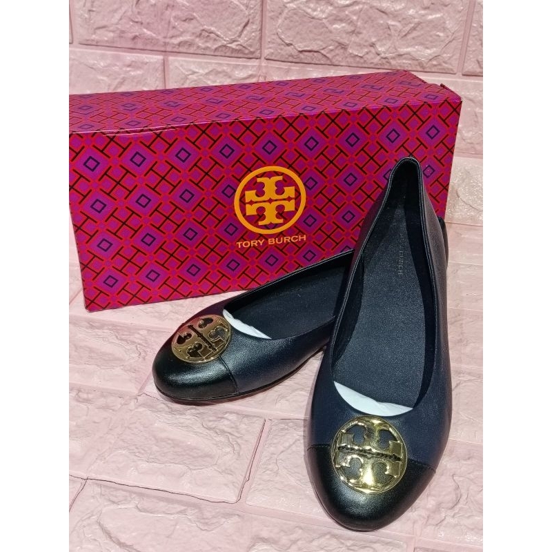 SEPATU TB CHELSEA CAP-TOE BALLET FLAT PERFECT NAVY / PERFECT BLACK