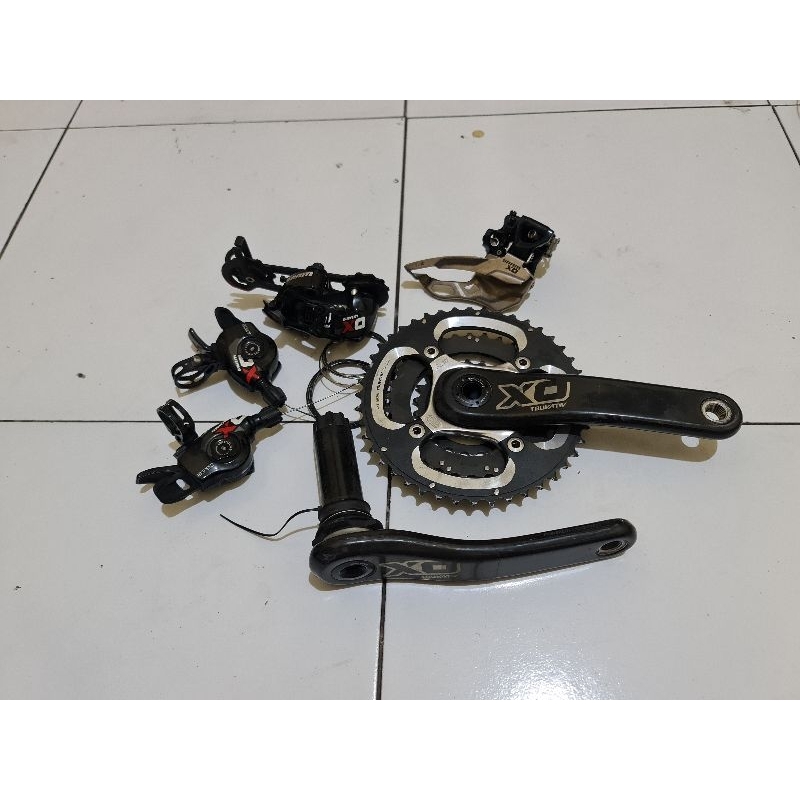 Groupset MTB SRAM xo x0 carbon 3 x 10 speed