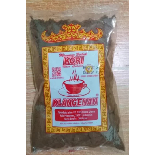 

KOPI BUBUK ROBUSTA LAMPUNG PRINGSEWU (KOPI KLANGENAN) 200 gr
