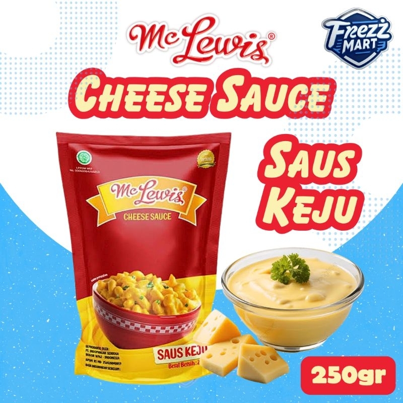 

McLewis Cheese Sauce 250gr Saus Keju Saos Instan