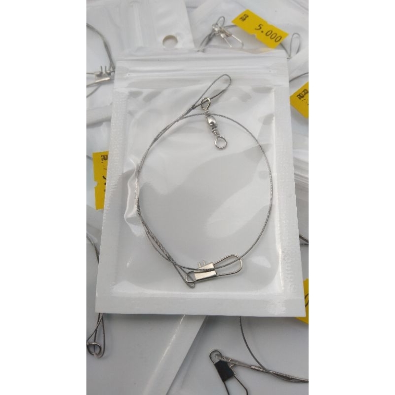 Rangkaian seling/ Wire/ Neklin Siap Pakai