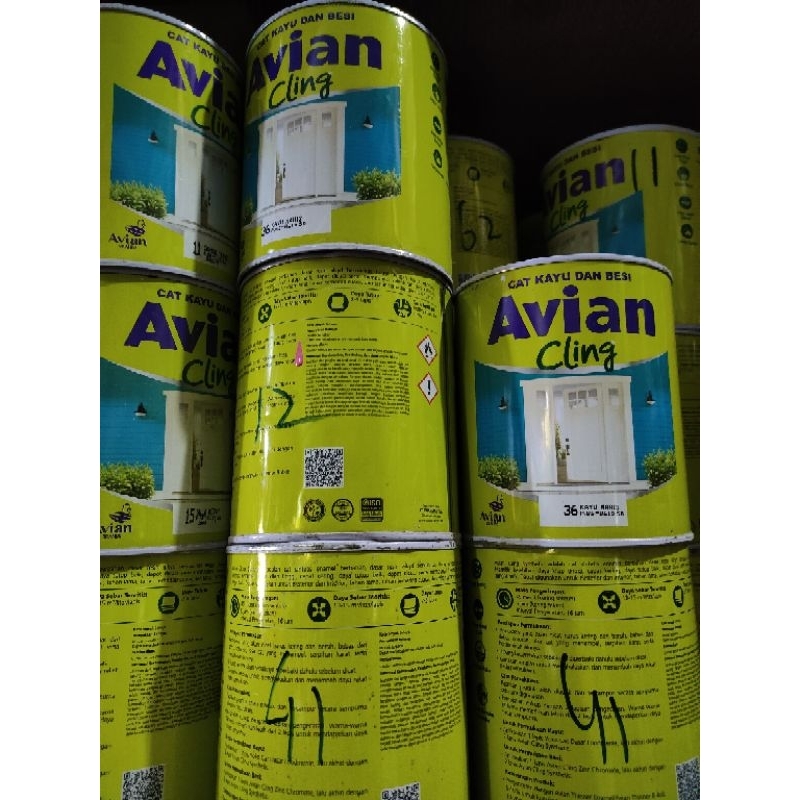 Cat Kayu dan Besi Avian Cling Cat Minyak 1 kg