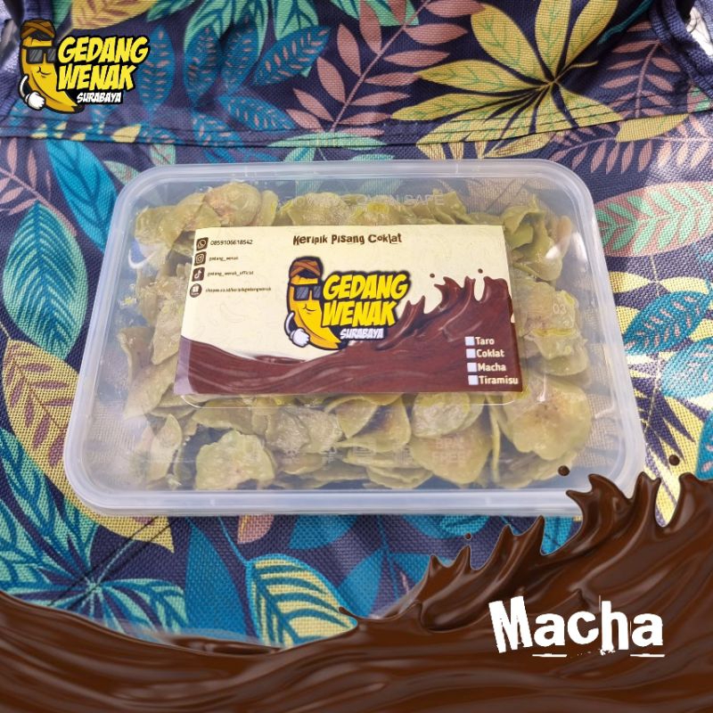 

Keripik Pisang Coklat Lumer / Varian Tepak Rasa Macha