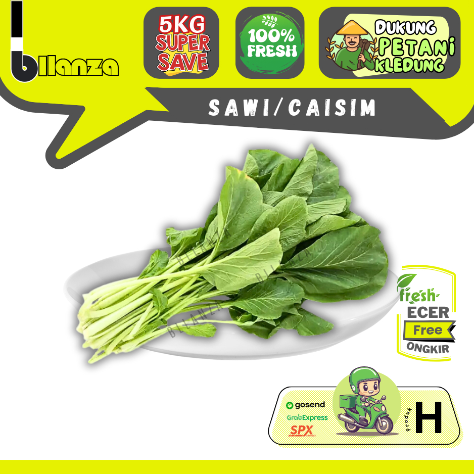 

Bllanza | Sawi Hijau / Caisim / Caisin — Sahabat Makan Sayur ECER (H)
