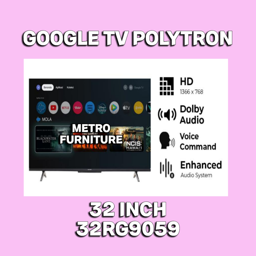 TV POLYTRON SMART GOOGLE TV TV LED POLYTRON GOOGLE TV 32 INCH 32RG9059 TV POLYTRON 32 INCH LED YOUTU