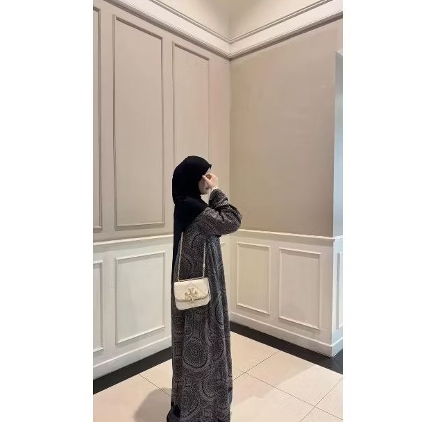 Abaya Daily Motif Etnik dan Kayla