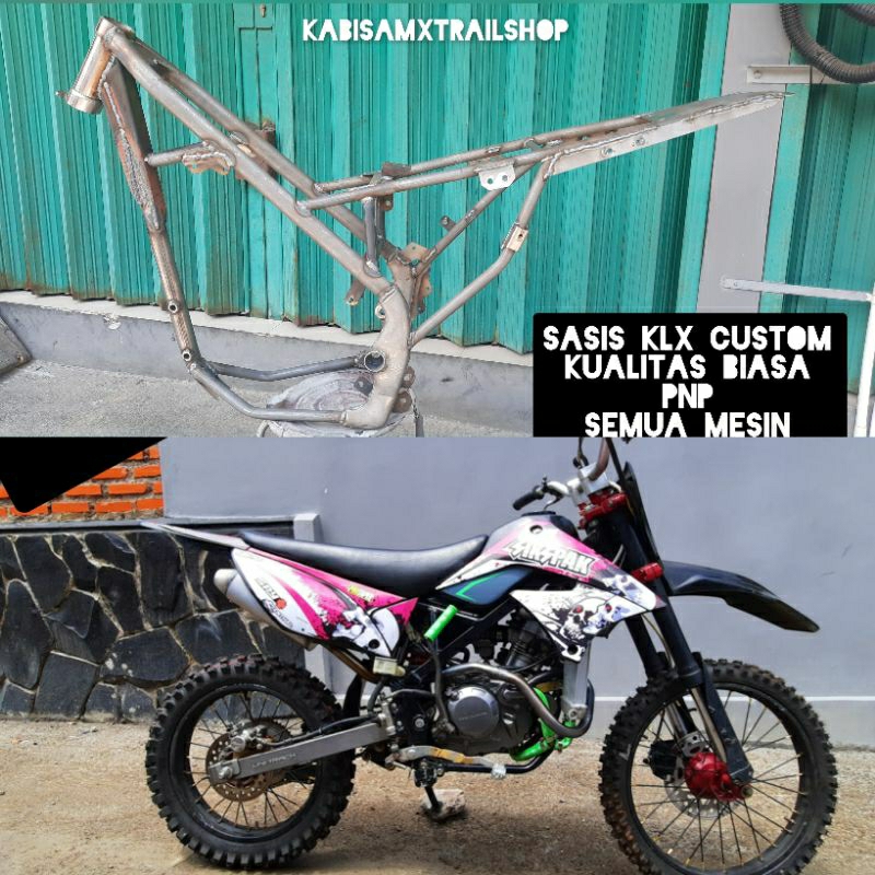 rangka klx mesin cs1 cs one mentahan kualitas biasa