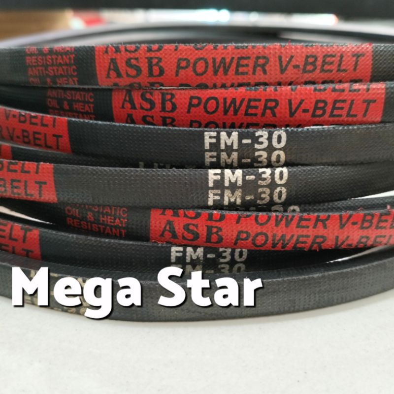 VAN FAN BELT VBELT FM30 FM-30 FM 30 Merk ASB asli