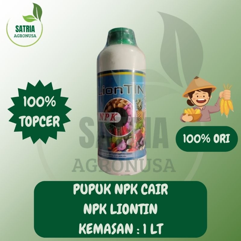 NPK LIONTIN 1 LT - PUPUK CAIR POC UNTUK DAUN, CABANG, BUAH, DAN BUNGA