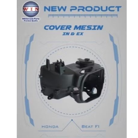 cover mesin beat f1 / scoopy f1 stater kasar merk win