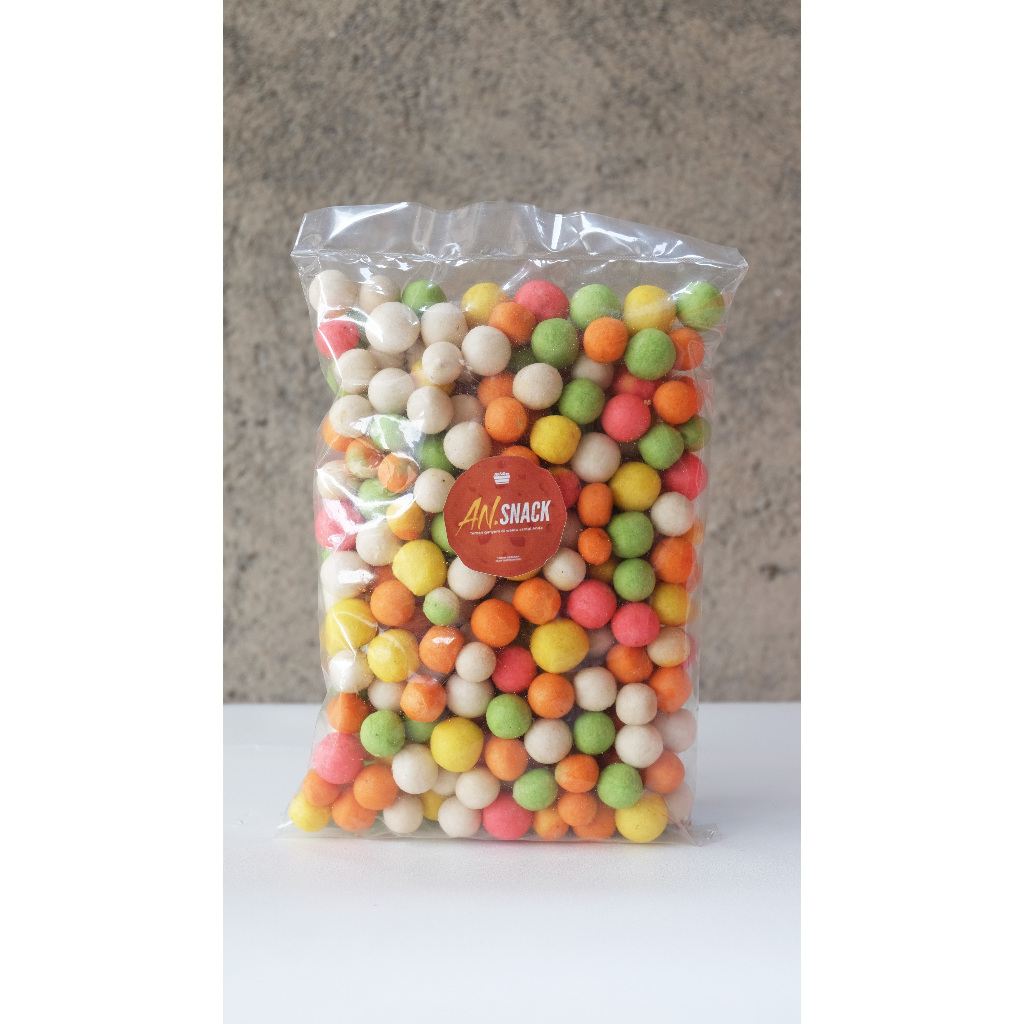 

AN Snack - Pilus bulat warna-warni 200 gram