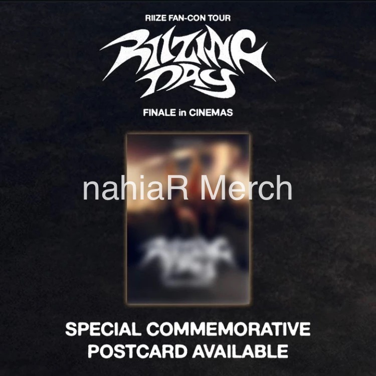 

RIIZE Fan-Con Tour 'RIIZING DAY' Finale in Cinemas x Cinepolis Official Postcard