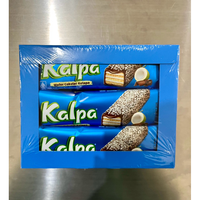 

Kalpa Wafer Cokelat Kelapa isi 12 @22 g