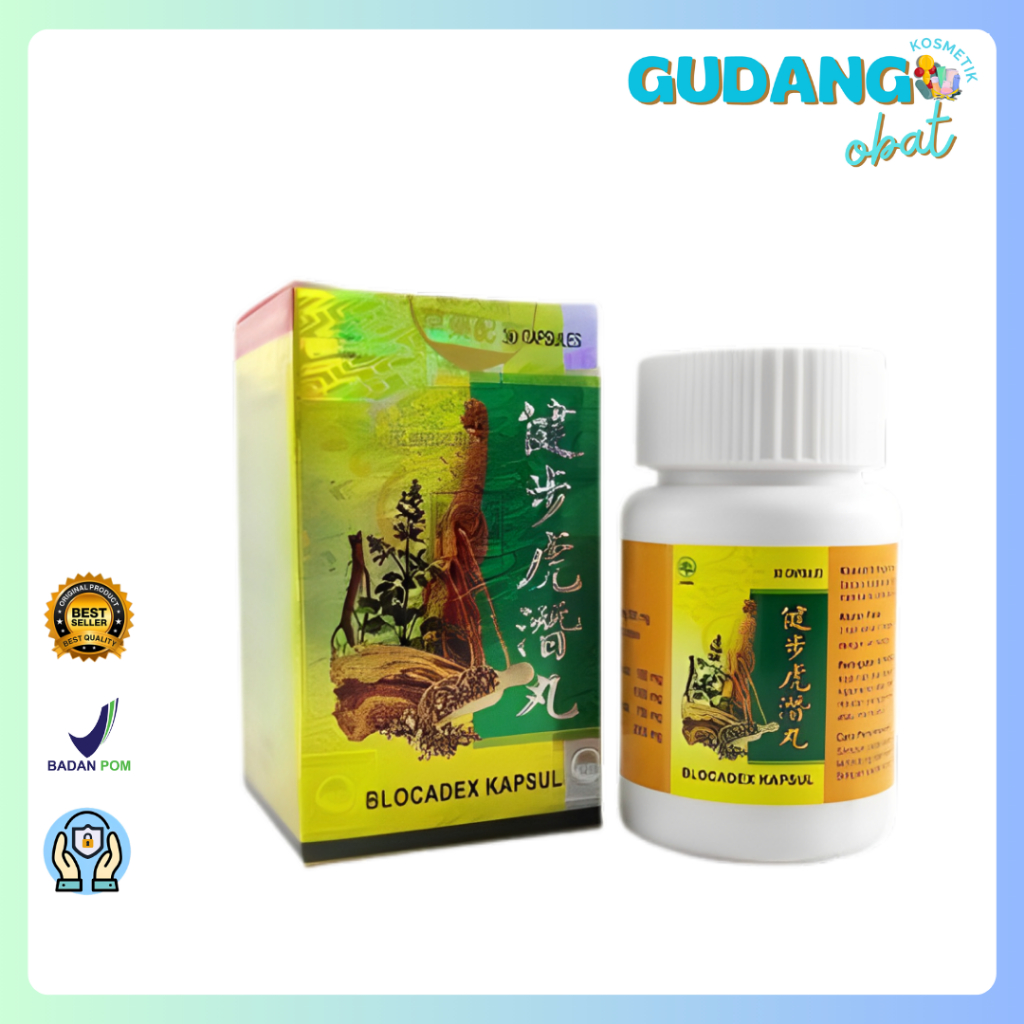 Blocadex Kapsul 30's Jian Bu Hu Qian Wan BPOM - Obat Nyeri Sendi, Rematik, Asam Urat
