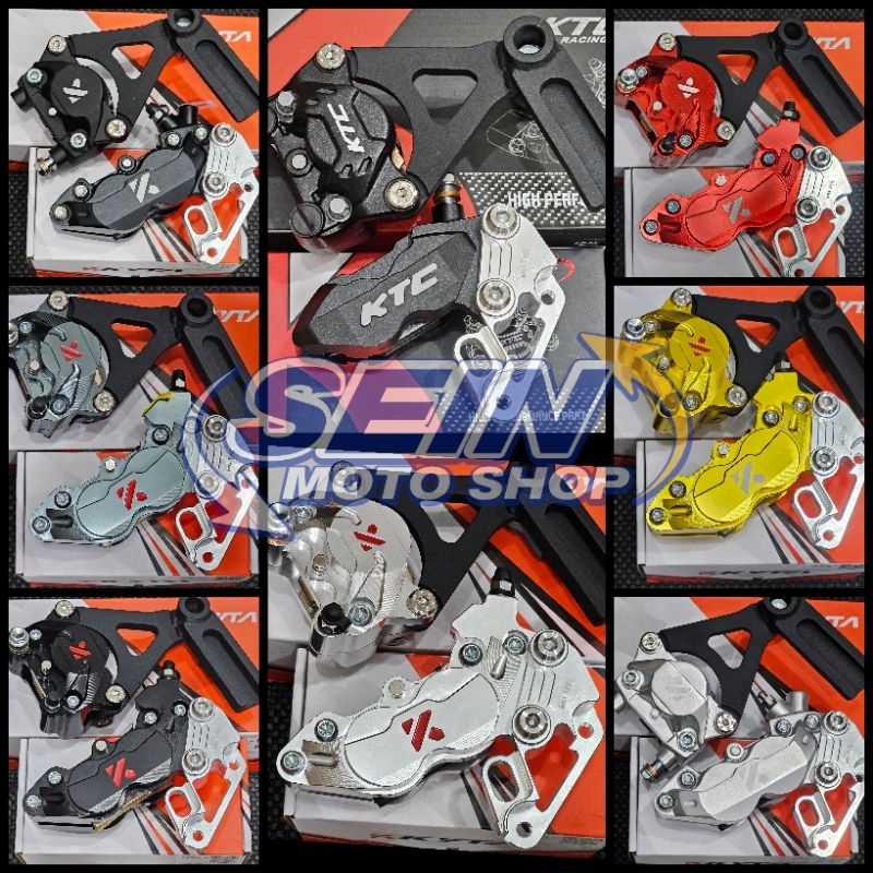 Kaliper Ninja RR Depan Belakang 4p 2p Kaliper Belakang Arah Bawah KTC Kytaco Kaliper Ninja 150 RR