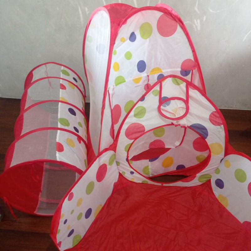 Preloved tenda terowongan anak tanpa bola