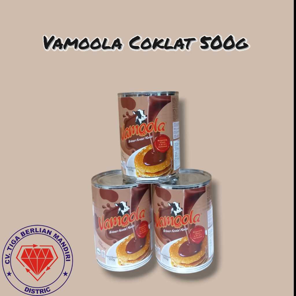 

Vamoola susu kental manis Rasa Coklat 500grm/pcs