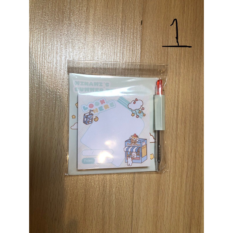 

notepads (sealed)