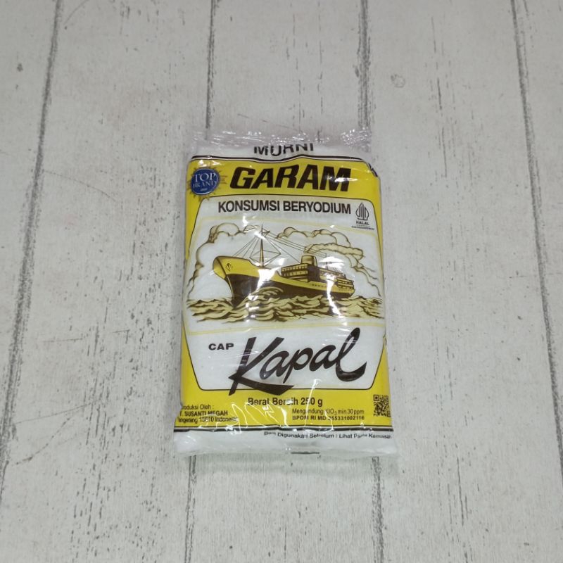 

Garam cap kapal 250 gr
