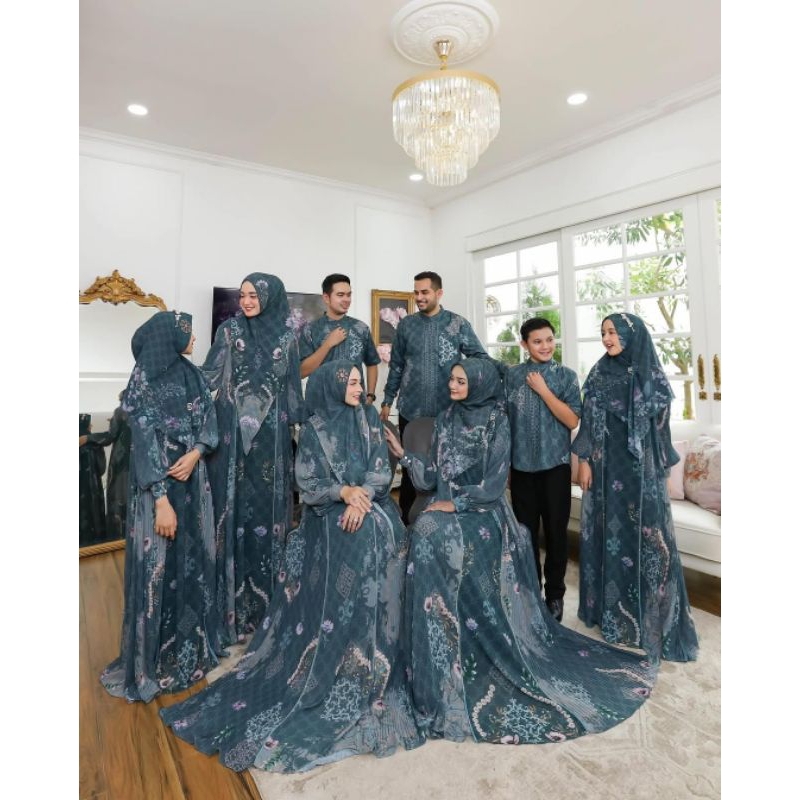 HAMEERA RAYYA SERIES by Eldeena Syari Set Sarimbit Set Family