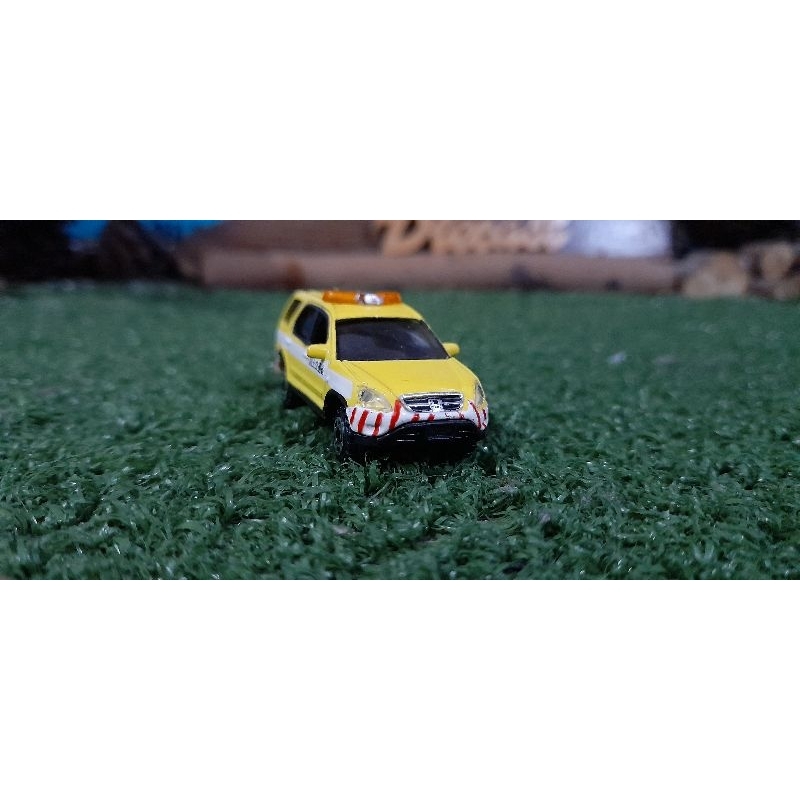 Diecast Miniatur Honda CRV kuning skala 1:80