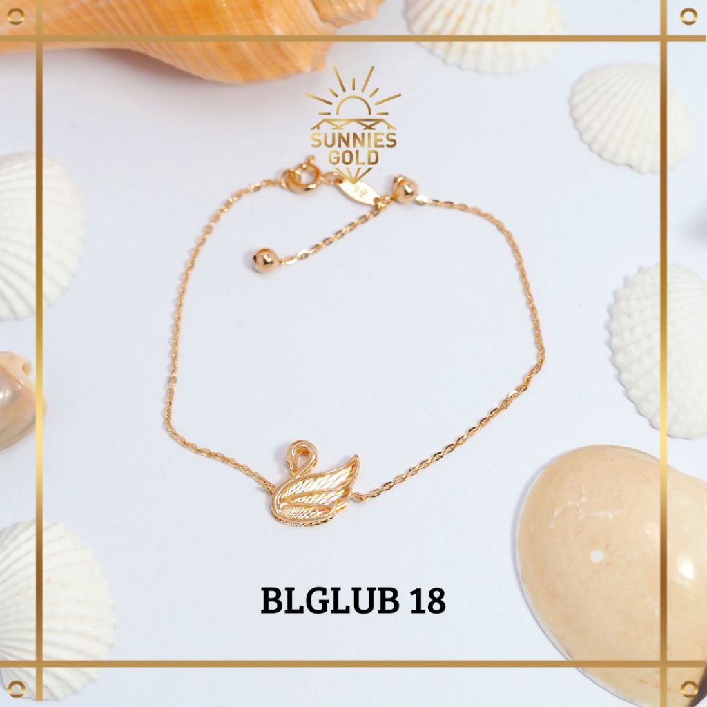 GELANG  EMAS SERUT KADAR 8K GELANG ANGSA SERUT FASHION - BLGLUB 18