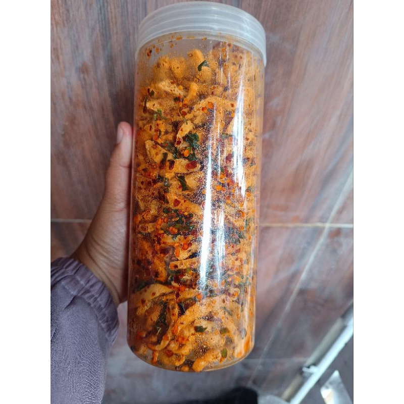 

Basreng Pedas Djontor kemasan Toples 1300ml