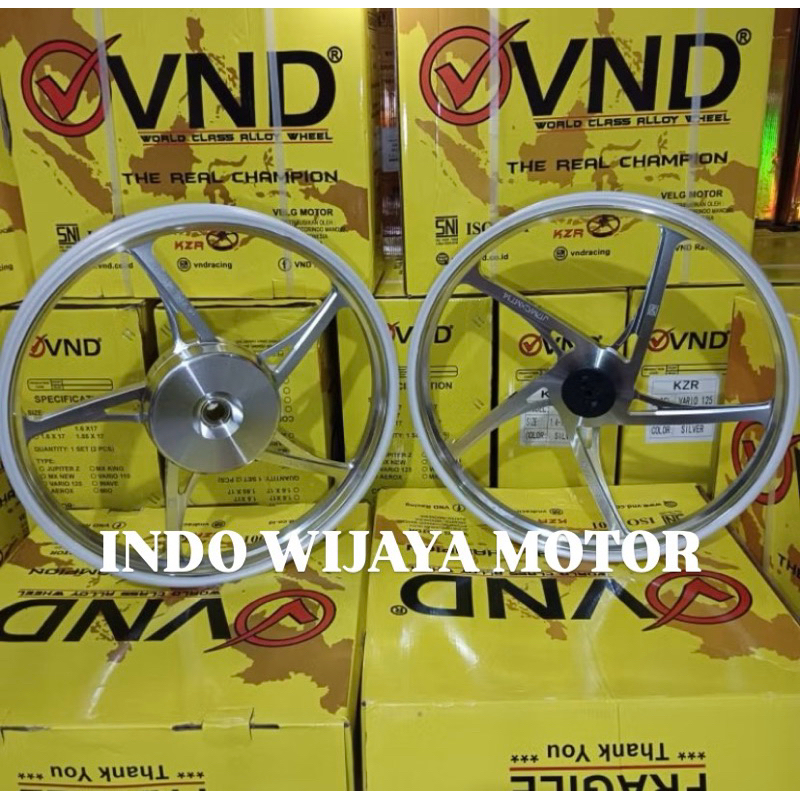 VELG VND RACING KZR 140x17 160x17 VARIO 125/150 BEAT SCOOPY SPACY GENIO VARIO 110 125 150 160 CBS AB