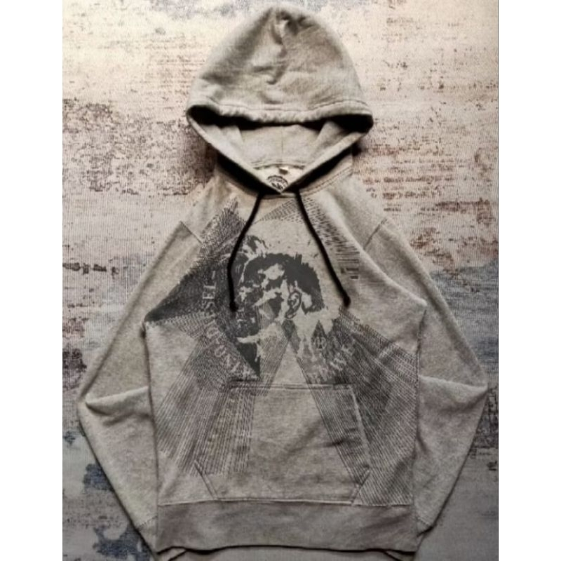 hoodie vintage diesel only brave-78 big logo