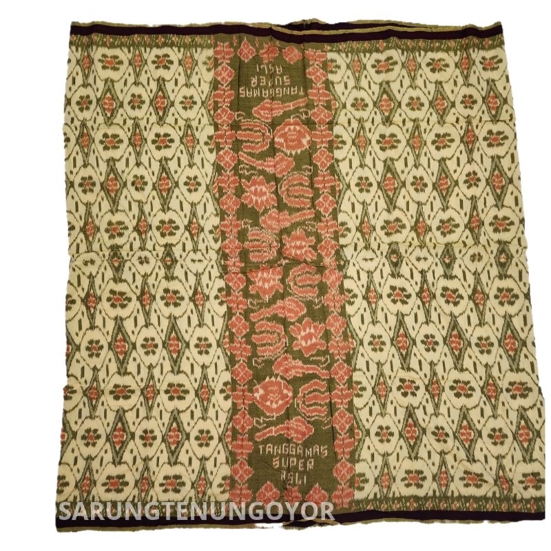 TANGGA MAS SUPER ASLI sarung tenun goyor