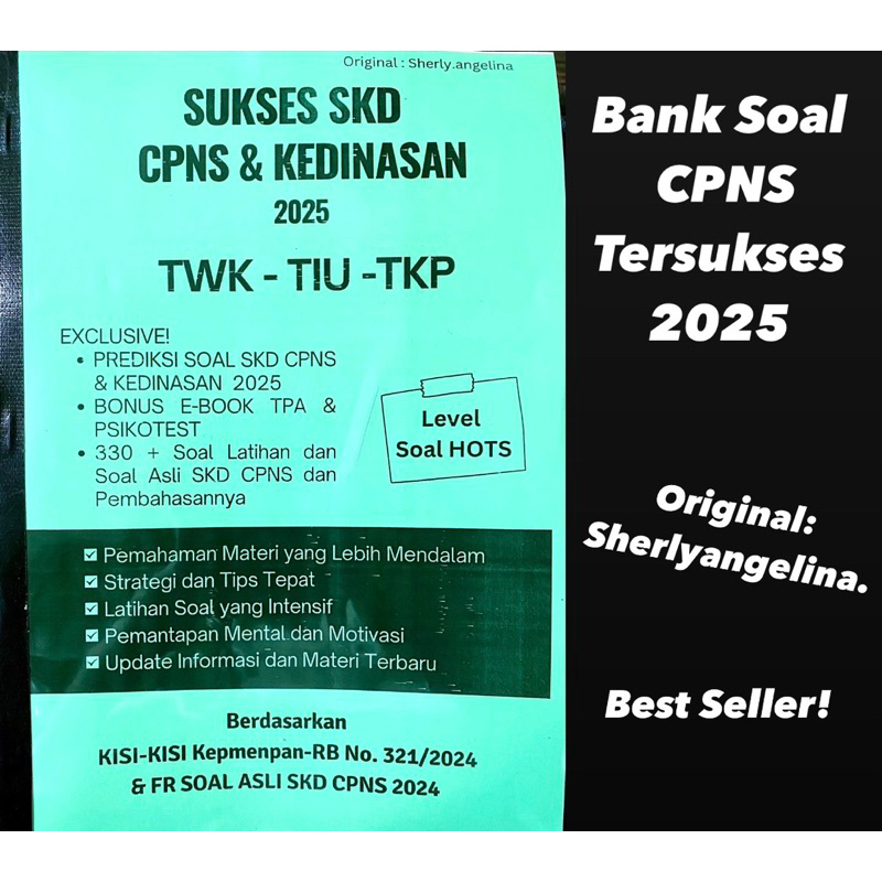 Buku Modul Sukses SKD CPNS / Kedinasan 2025 / Lulus CPNS