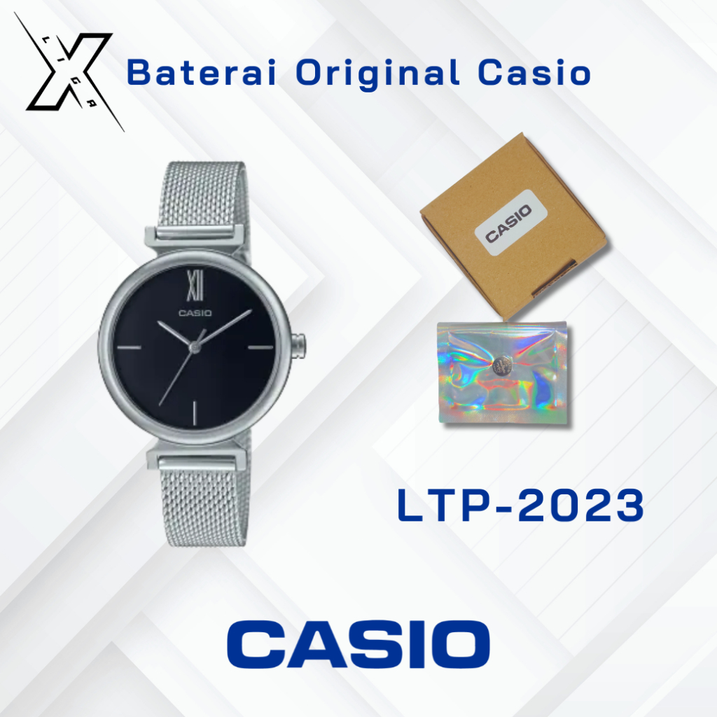 Baterai Jam Tangan Casio LTP-2023 Original