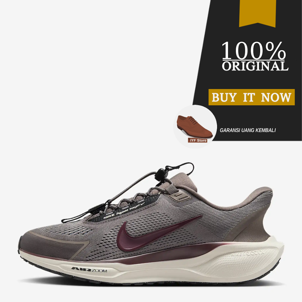 Sepatu Running Slip On Original Sepatu Nike Pegasus EasyOn - Cave Stone  Style : FQ7837-201