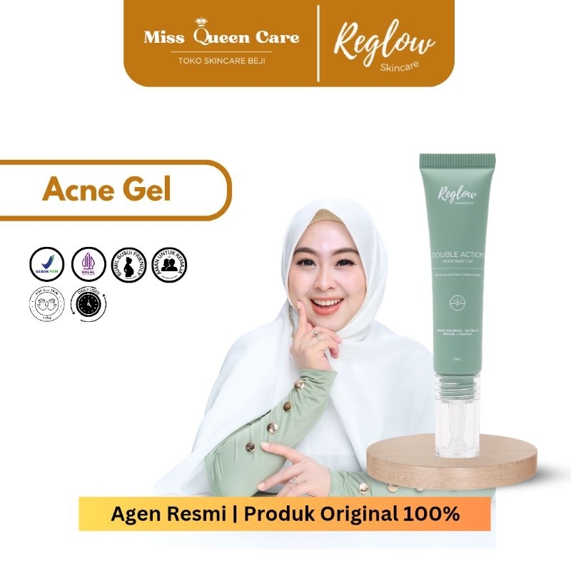[ACNE GEL REGLOW] ACNE SPOT GEL REGLOW DOUBLE ACTION - Reglow Skincare Acne Spot Gel | Atasi Jerawat