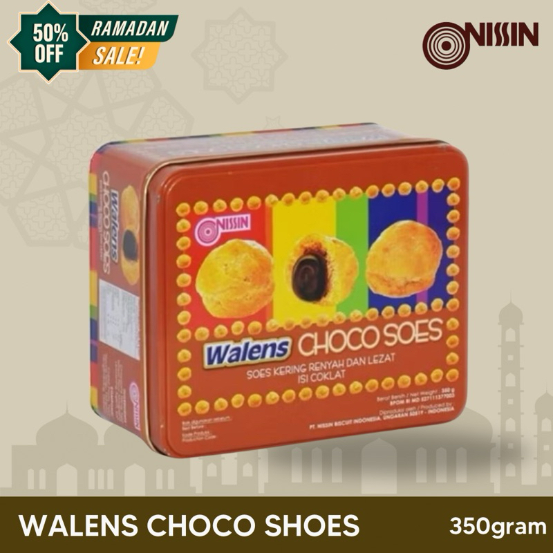 

Nissin Walens Choco Soes 350 gram Kemasan Kaleng