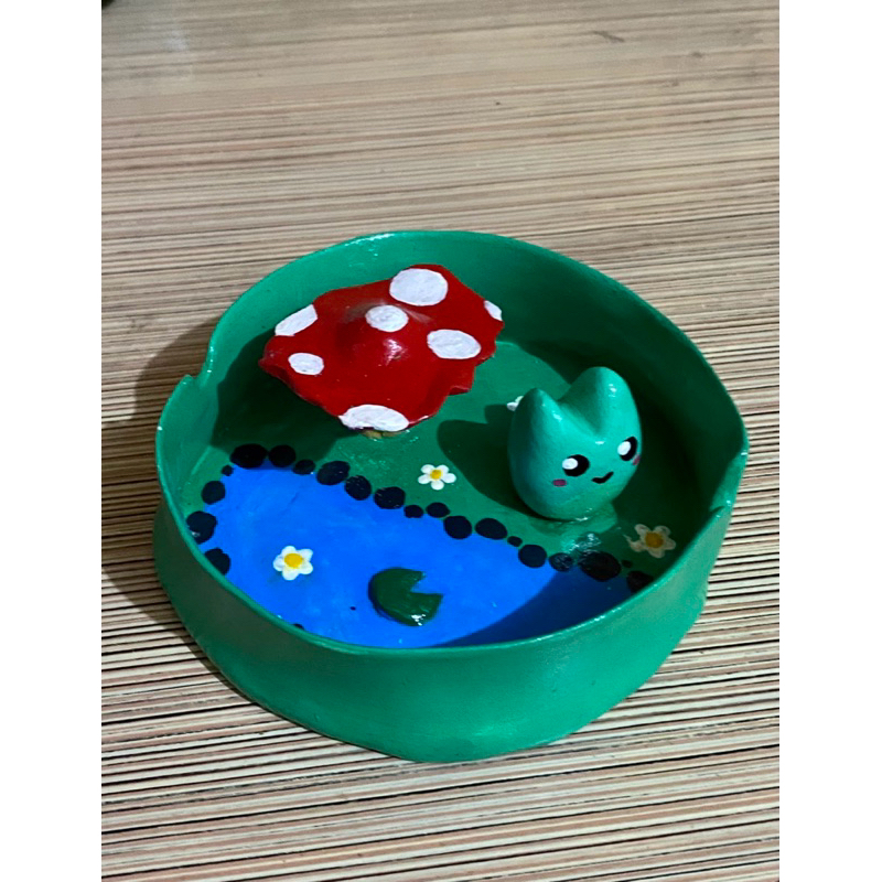 HANDMADE CLAY TRAY / CLAY ASHTRAY