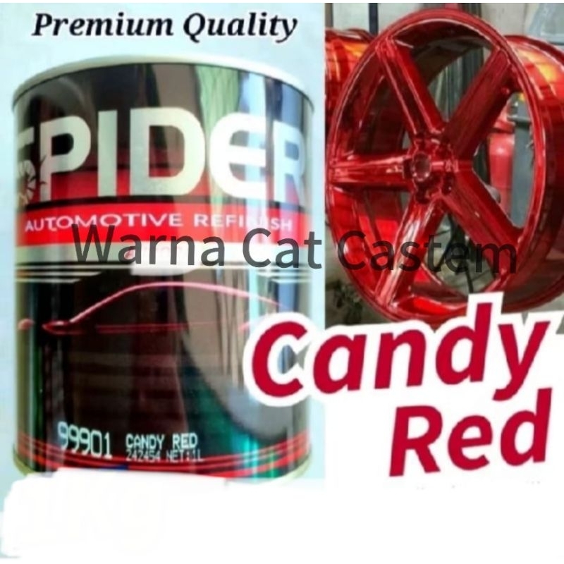 Cat Spider Candytone Red 99901 Candy Merah PU