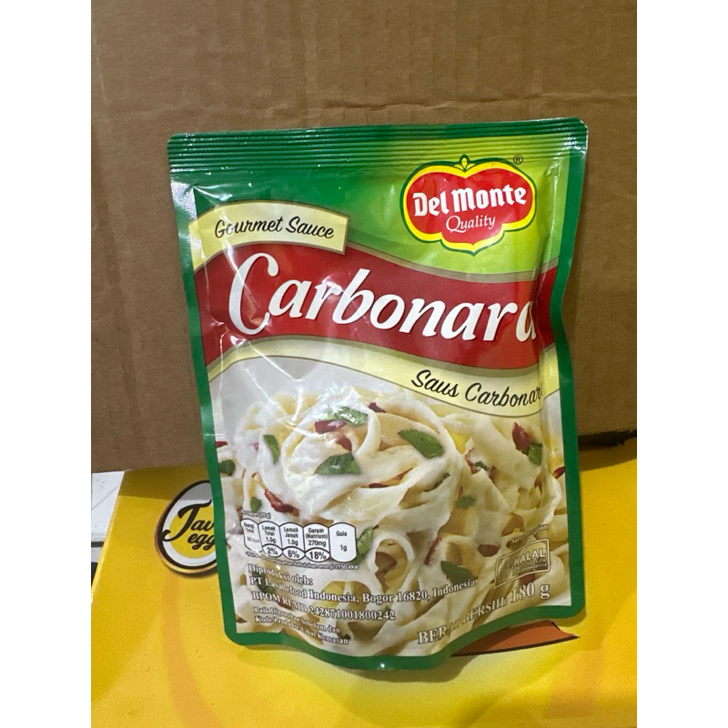 

carbonara saus delmonte 180gr