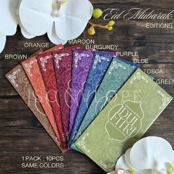 

LARGE isi 10. Amplop Angpao Lebaran Custom Idul Fitri Eid Mubarak Ramadan.