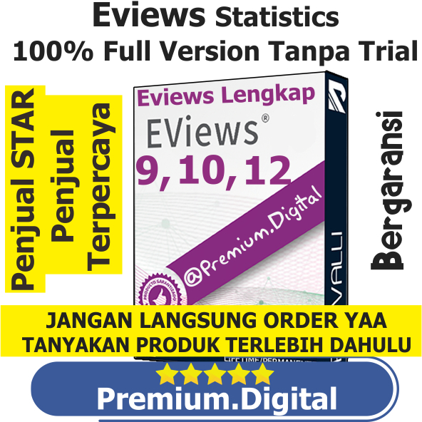 Eviews 13 / Eviews 12 / Eviews 10 / Eviews 9 / Eviews Enterprise / Eviews Statistik / Eviews Pro Ful