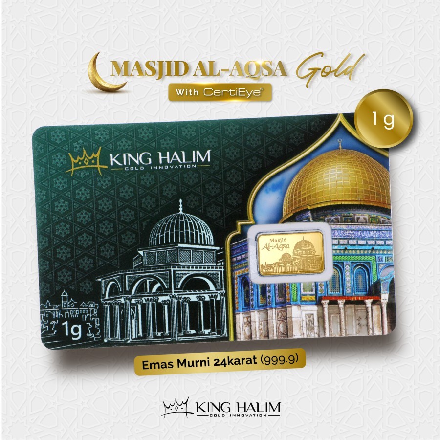 Logam Mulia King Halim - Islamic Series - Masjid Al-Aqsa